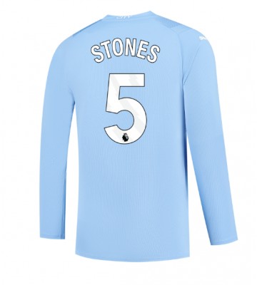 Manchester City John Stones #5 Hjemmebanetrøje 2023-24 Lange ærmer